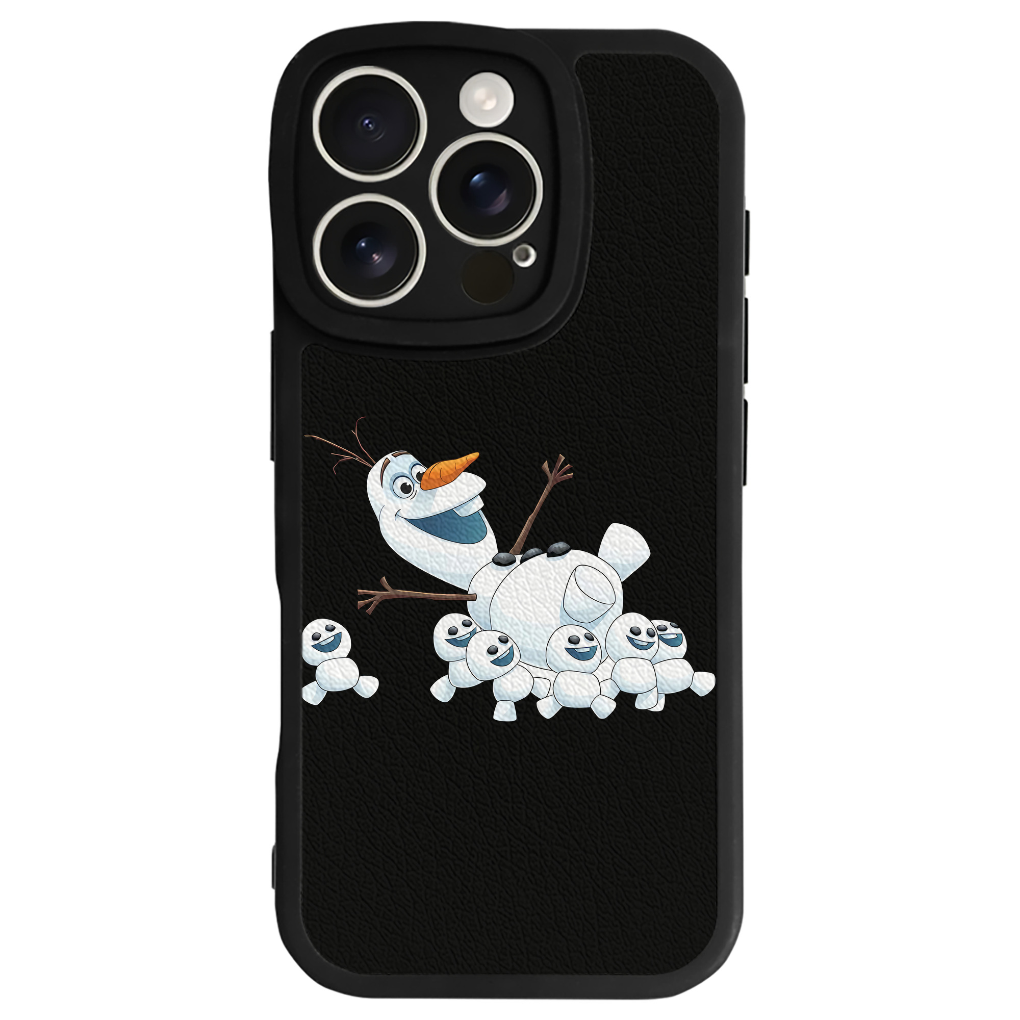 （画像用） アナと雪の女王 アンナ エルサ Frozen Anna Elsa 【iPhone 16シリーズ対応】シリコンスマホケース（レザー調） 材質：シリコン